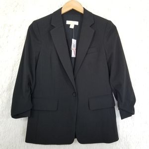 Michael Kors black blazer jacket size 2 NWT